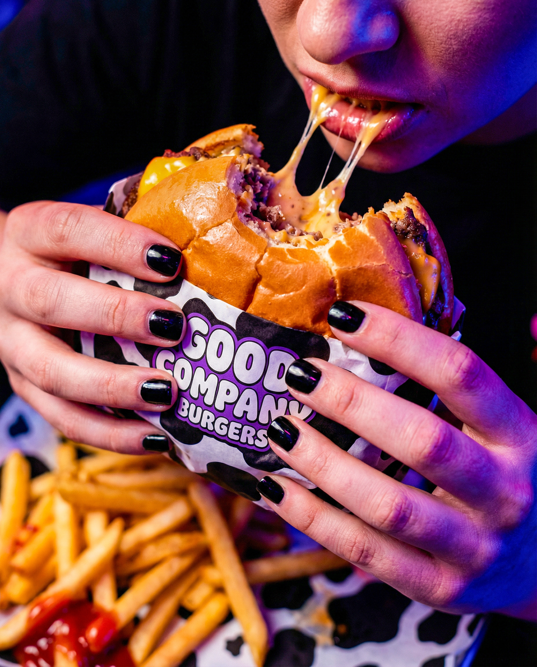 Good Company Burgers · Campanha Social — Alimentos e Bebidas · Identidade de Marca · Conteúdo Social