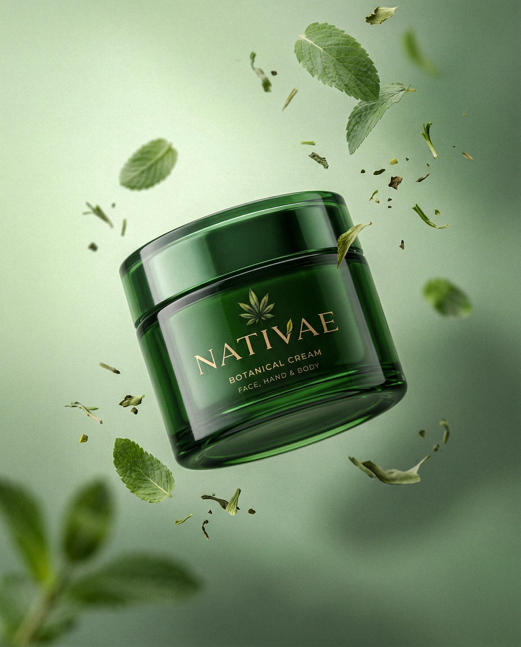 Nativae — Skincare · Design de Embalagem · Imagem de Produto