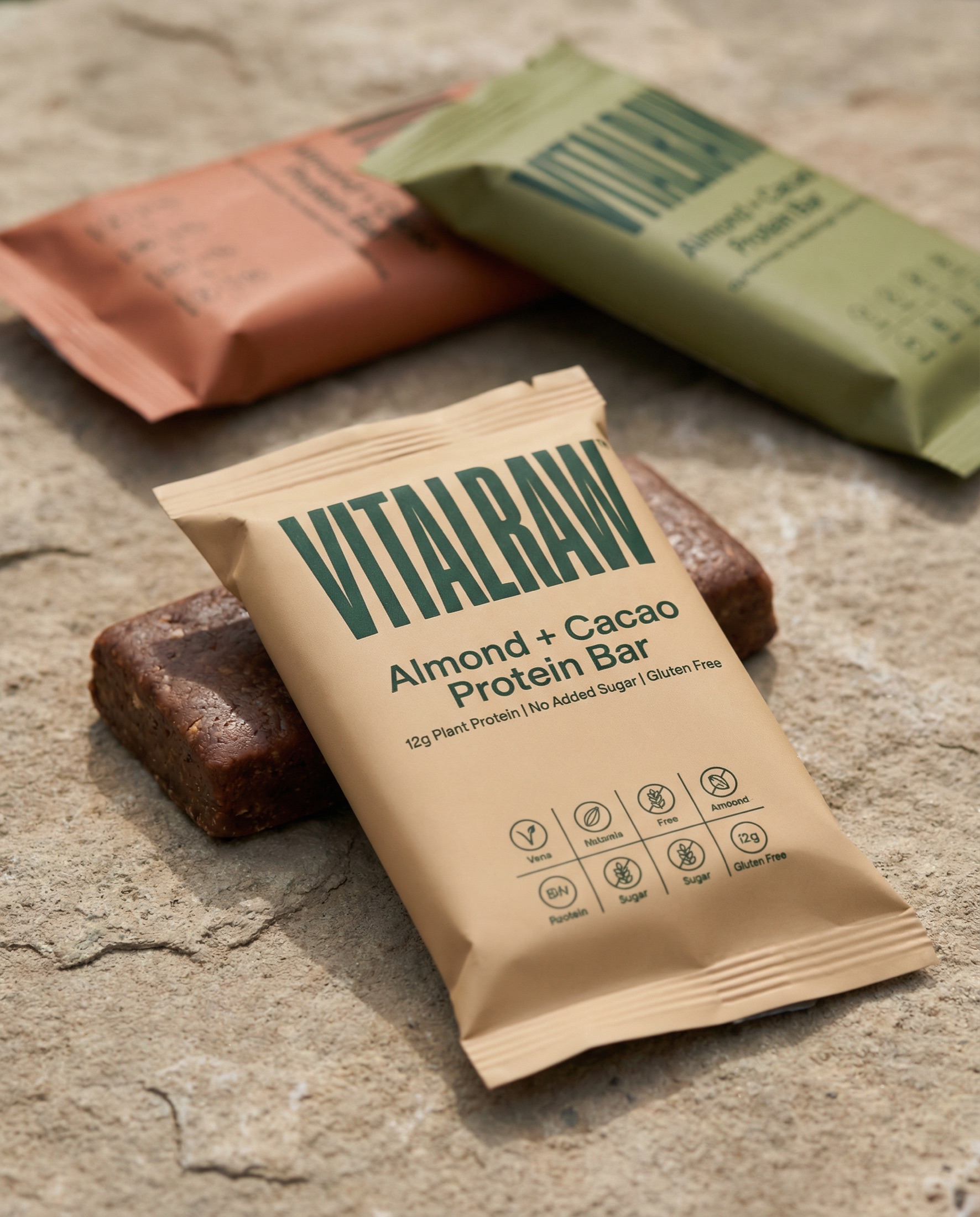 VitalRaw — Alimentos · Design de Embalagem · Imagem de Produto